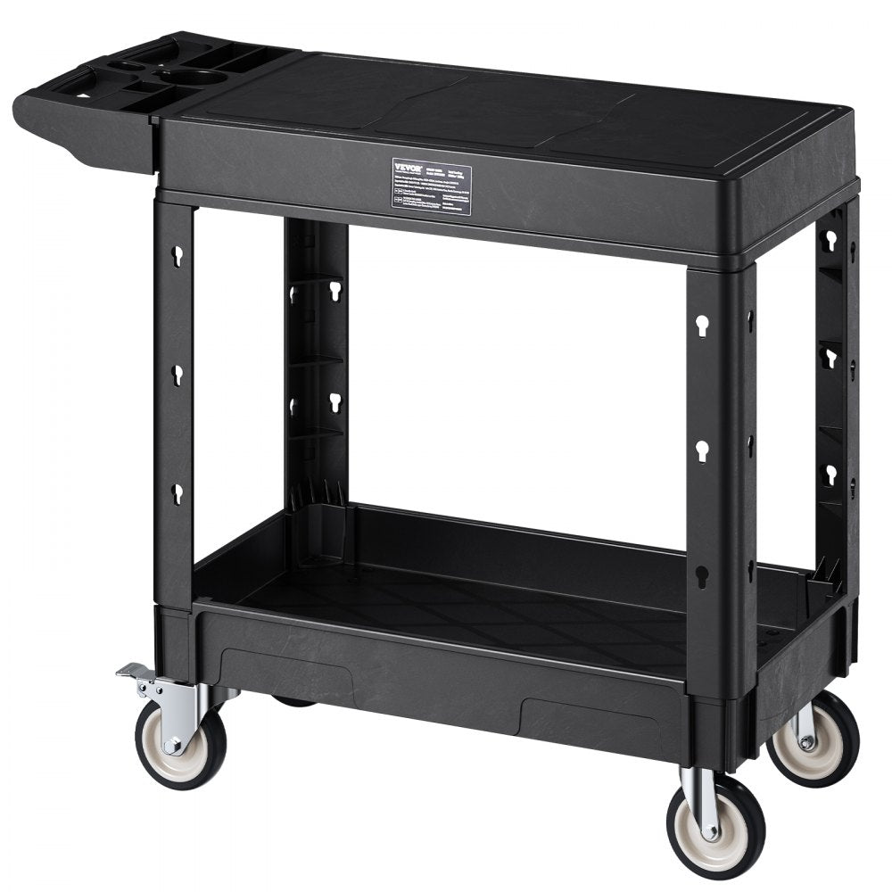 JYUP2 - 40-inch Utility Cart with 550 lbs Capacity and Pegboard Storage