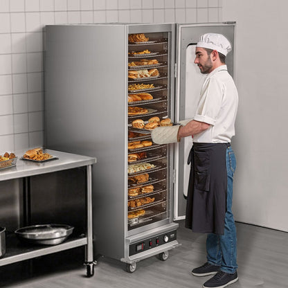FWHB-1/1GN-5-KS - 16-Tier Food Warmer with Adjustable Shelves, 80℉-177℉ Range
