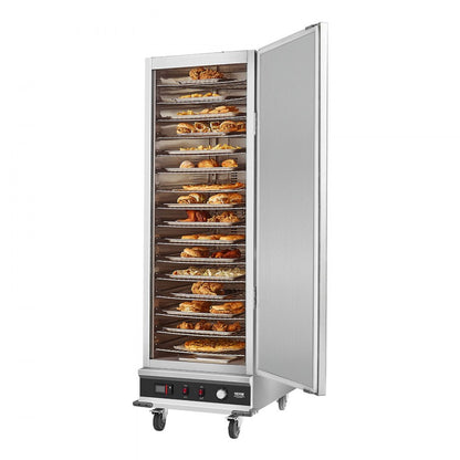 FWHB-1/1GN-5 - 16-Tier Food Warmer Cabinet with Adjustable Shelves