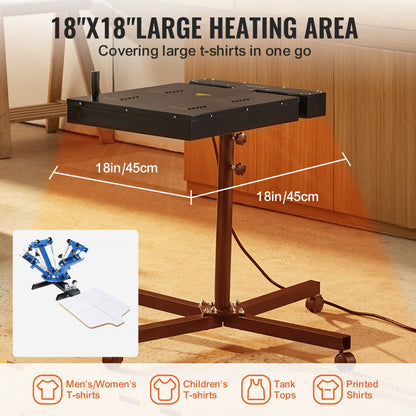 QY18CDXSHGJV1(US) - 18" x 18" Stainless Steel Flash Dryer, 2000W Power