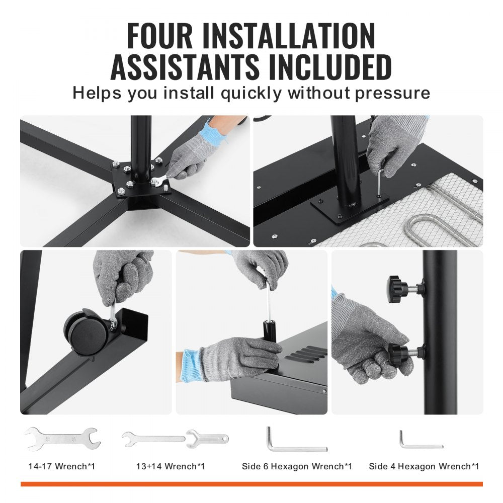 QY18CDXSHGJV1(US) - 18" x 18" Stainless Steel Flash Dryer, 2000W Power
