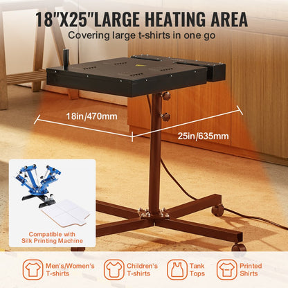 QY24CDXSHGJV1(US) - 2000W VEVOR Pro Flash Dryer 18x25 Inch Efficient Heating