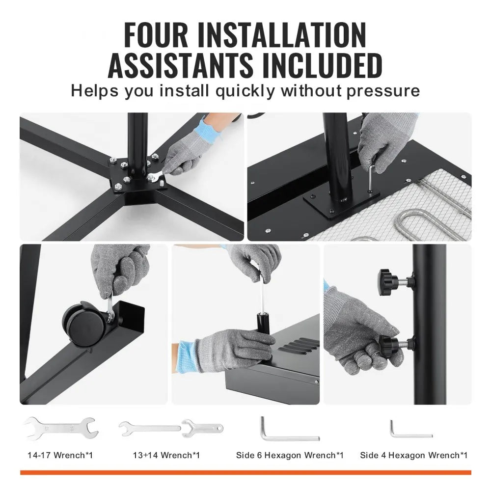 QY24CDXSHGJV1(US) - 2000W VEVOR Pro Flash Dryer 18x25 Inch Efficient Heating