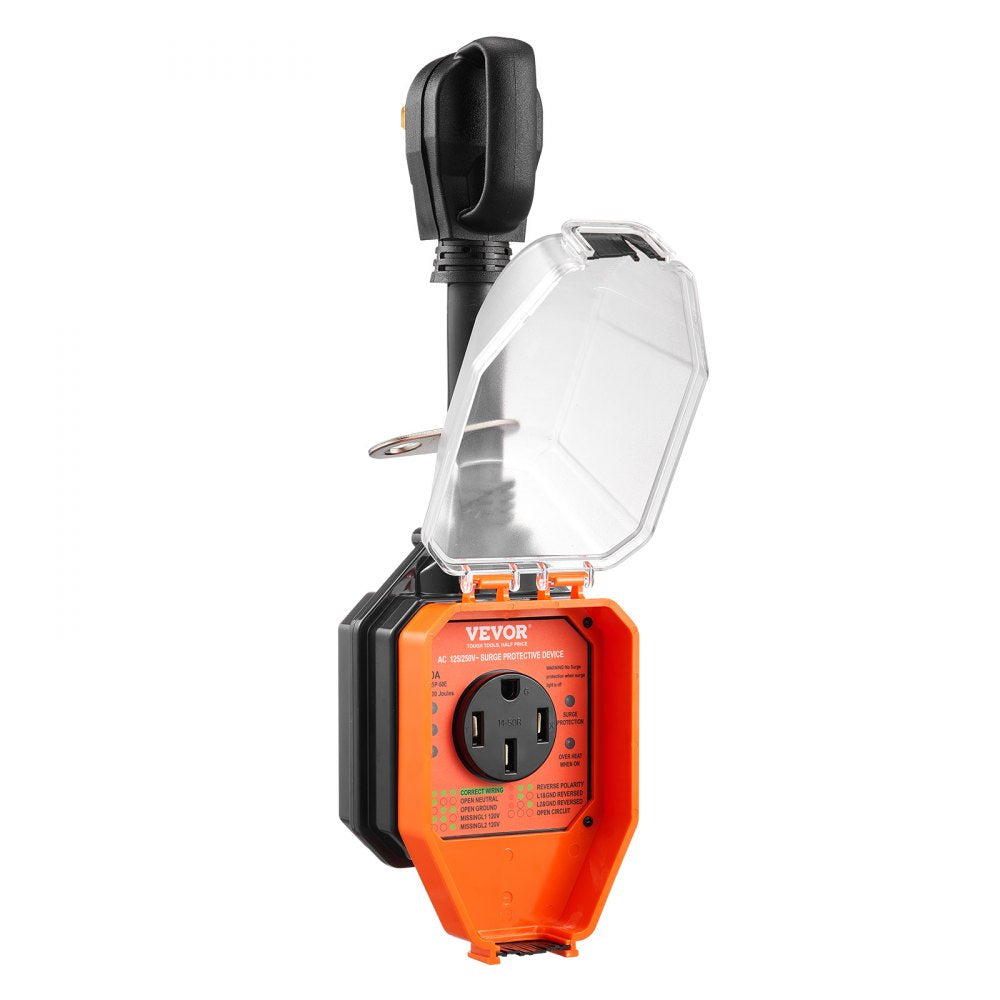 LSSP-50E - 50 Amp RV Surge Protector with Waterproof Cover & Circuit Analyzer