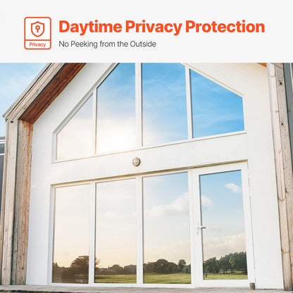 SV008 - Daytime One-Way Mirror Window Film for Privacy and Sun Protection