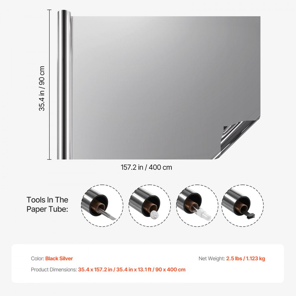 SV008 - Daytime One-Way Mirror Window Film for Privacy and Sun Protection