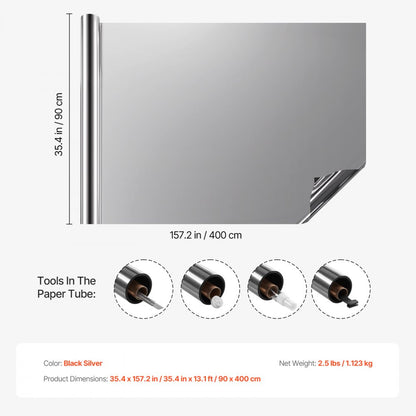 SV008 - Daytime One-Way Mirror Window Film for Privacy and Sun Protection