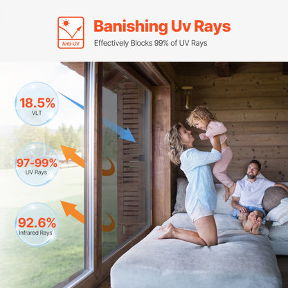 010242221942 - Daytime One-Way Privacy Film for Sunlight Control