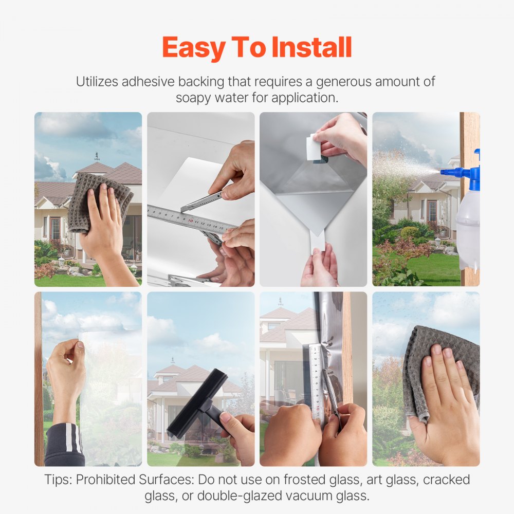 010242221942 - Daytime One-Way Privacy Film for Sunlight Control