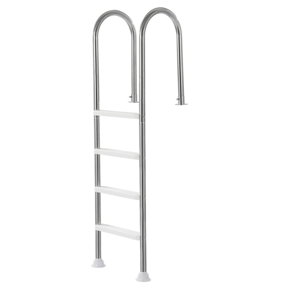 U06C-4-42 - 4-Step Stainless Steel Pool Ladder with Double Handrails, 265 lb Capacity