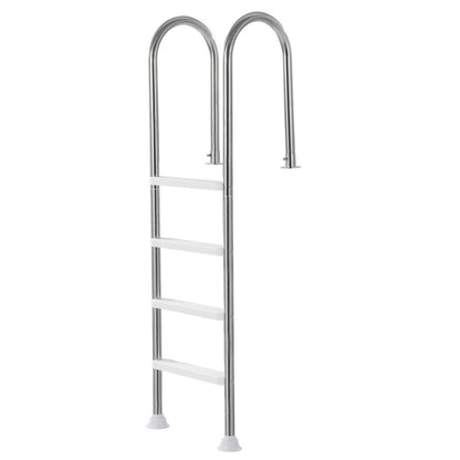U06C-4-42 - 4-Step Stainless Steel Pool Ladder with Double Handrails, 265 lb Capacity