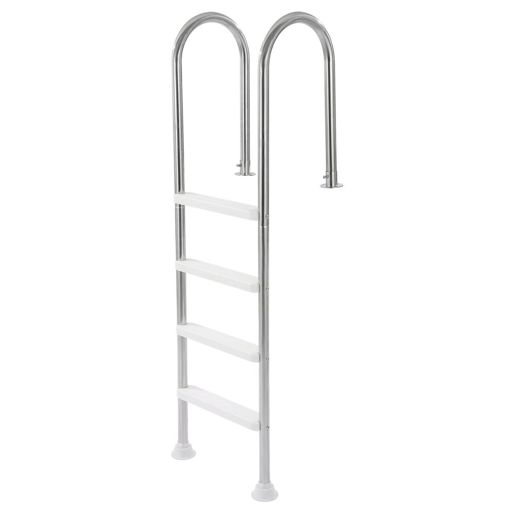 U06C-4-42 - 4-Step Stainless Steel Pool Ladder with Double Handrails, 265 lb Capacity