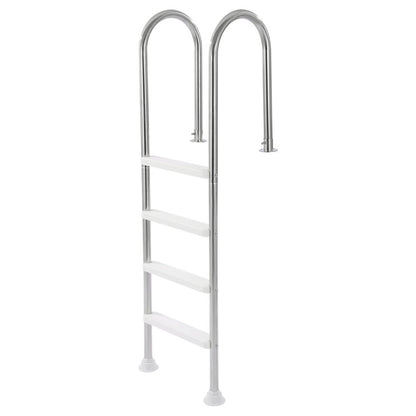 U06C-4-42 - 4-Step Stainless Steel Pool Ladder with Double Handrails, 265 lb Capacity