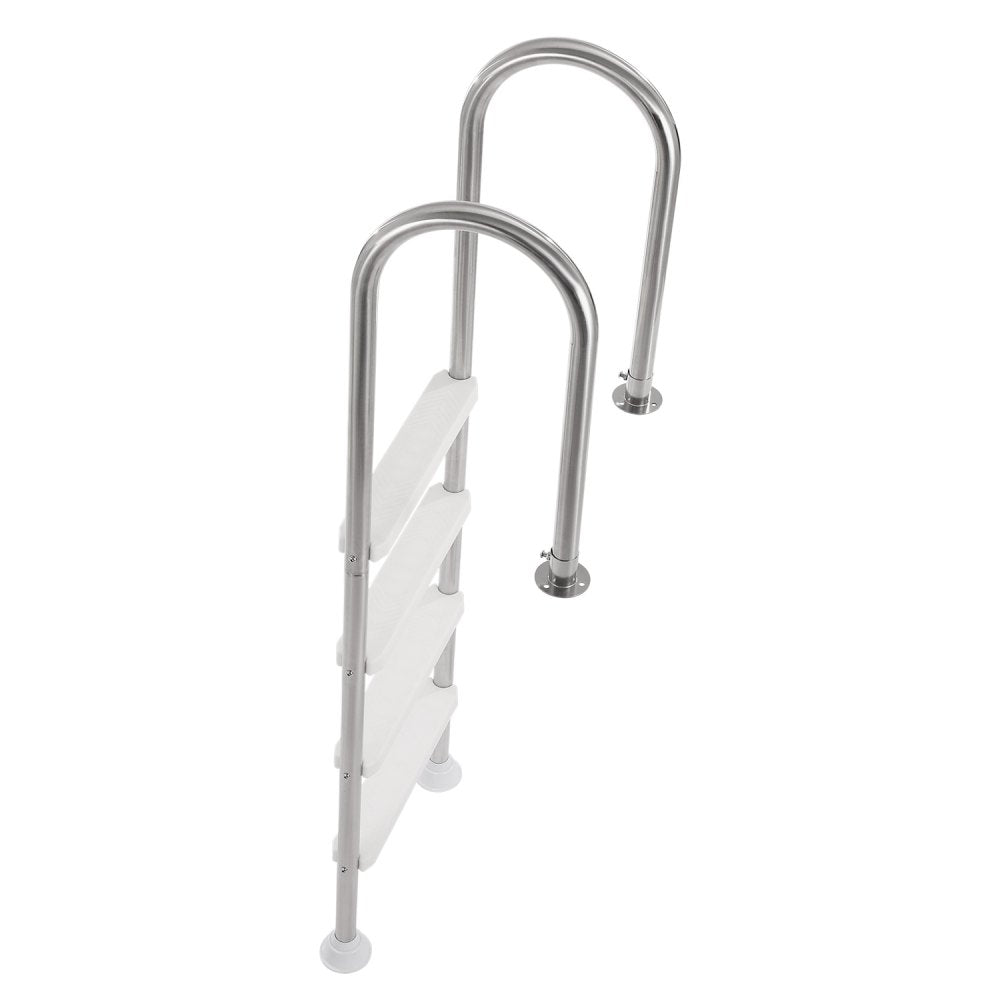 U06C-4-42 - 4-Step Stainless Steel Pool Ladder with Double Handrails, 265 lb Capacity