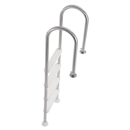 U06C-4-42 - 4-Step Stainless Steel Pool Ladder with Double Handrails, 265 lb Capacity