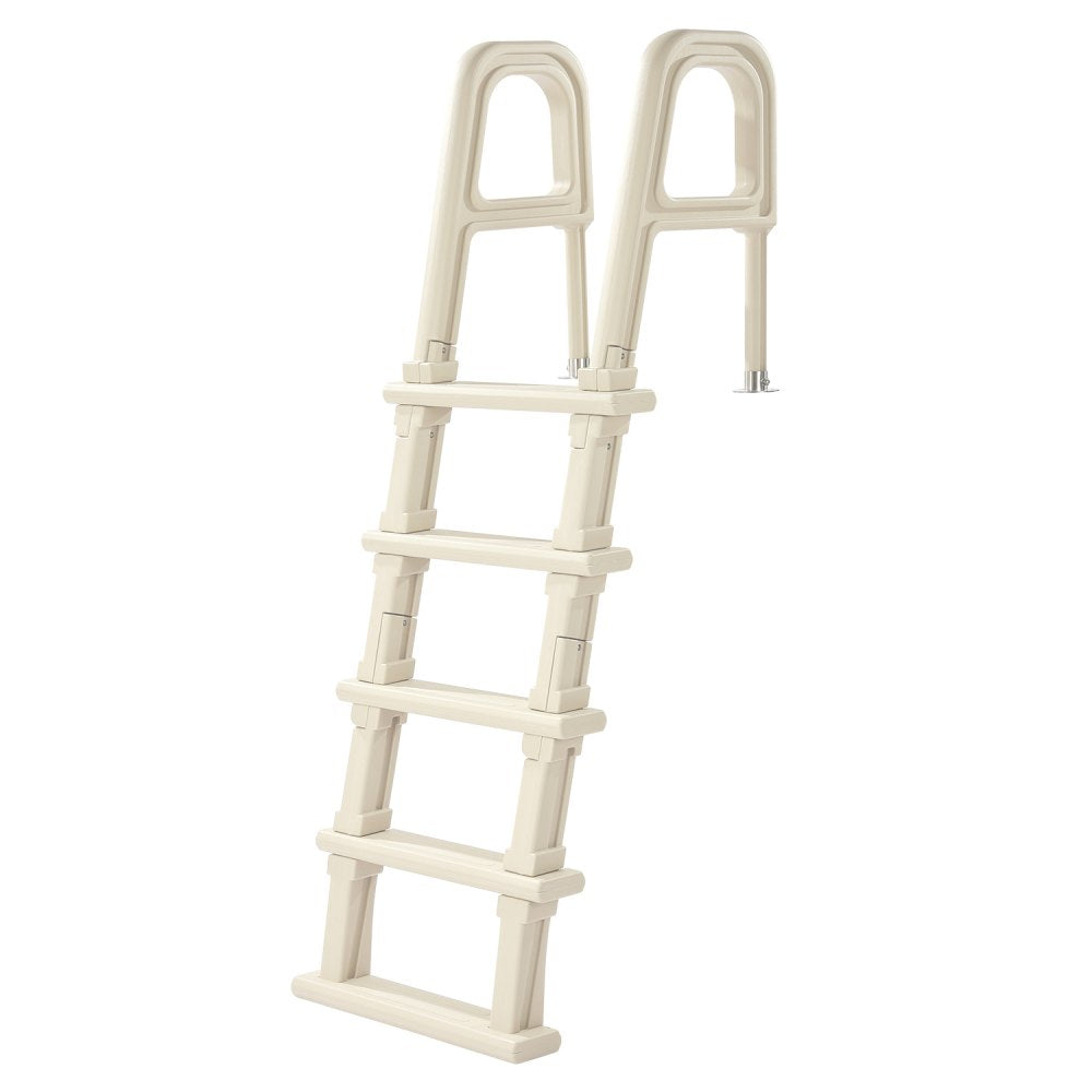 U10 white - 5-Step Pool Ladder with Double Handrails for 300 lb Capaci ...