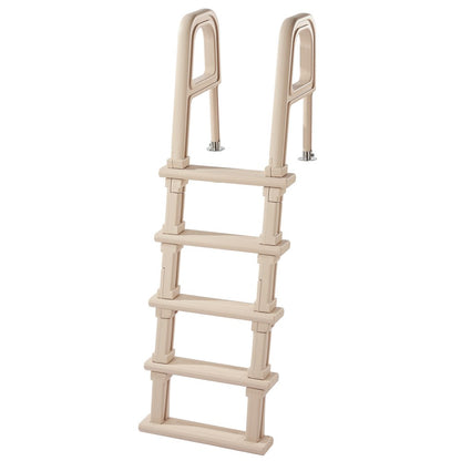U10 taupe - 5-Step Pool Ladder with 300 lb Capacity & Dual Handrails