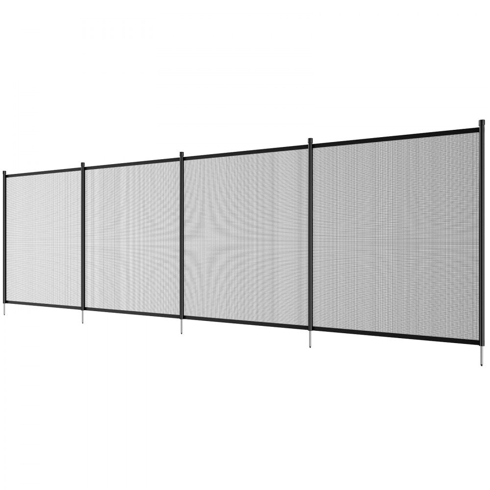 NLSSHL496 - 4x48 ft Removable Mesh Pool Fence for Child Safety