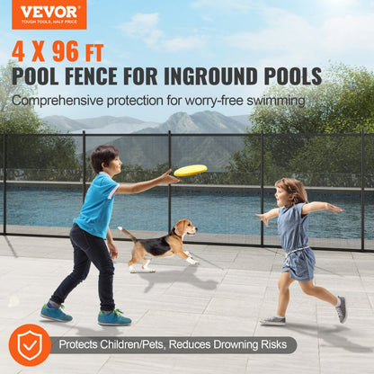 NLSSHL496 - 4x96 ft VEVOR Pool Safety Fence with Durable Mesh