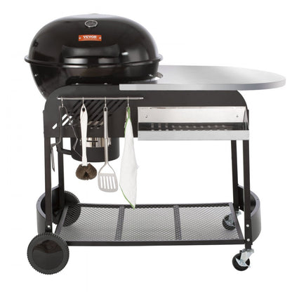 KY22022C-TC - 21-Inch VEVOR Charcoal Grill with Easy Cleanup & Storage