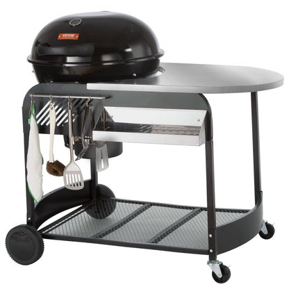 KY22022C-TC - 21-Inch VEVOR Charcoal Grill with Easy Cleanup & Storage