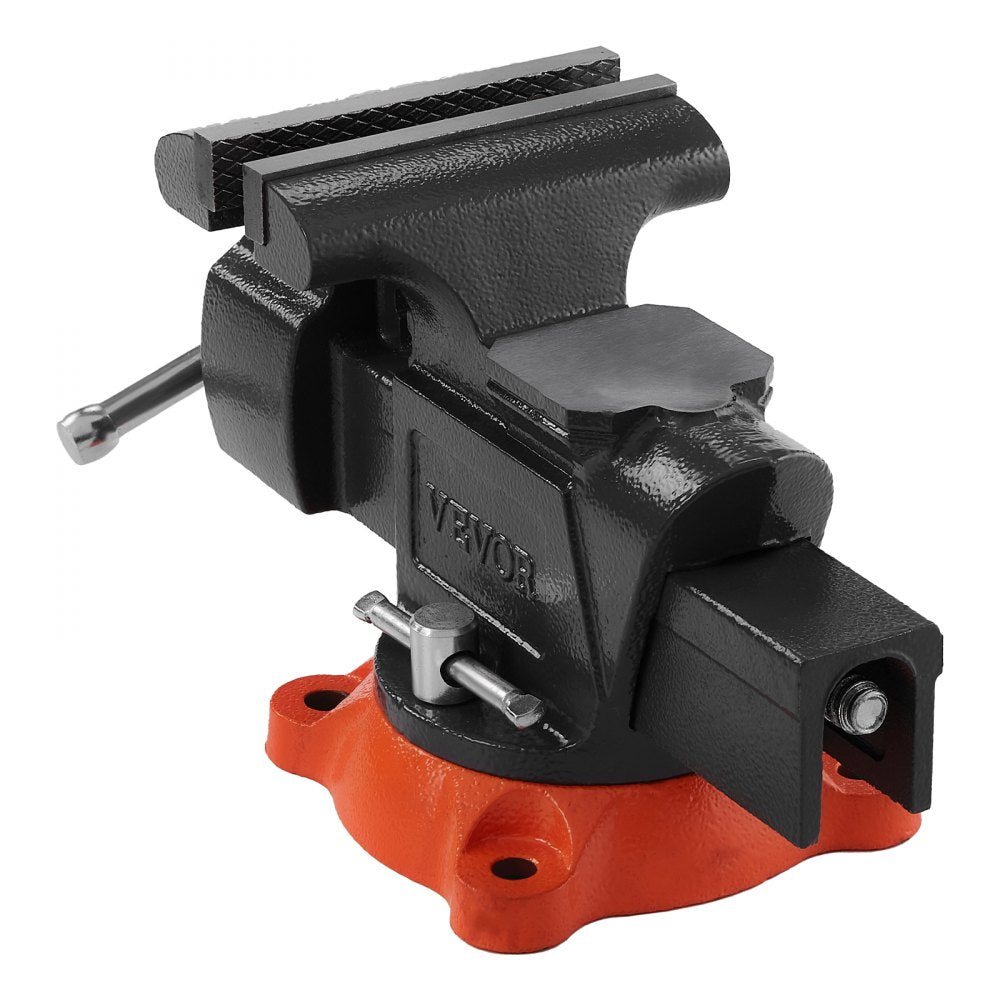 9525 - 5" Cast Iron Bench Vise with 360° Rotating Base