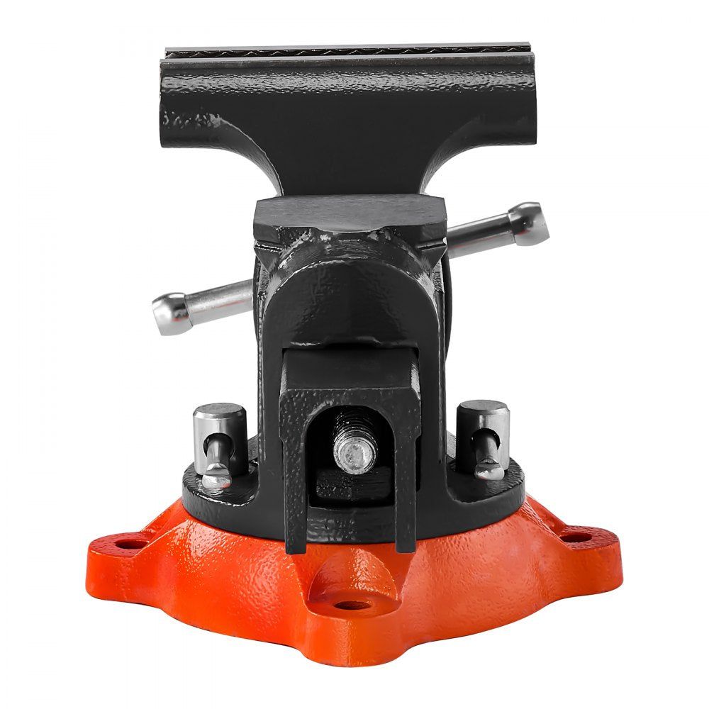 9525 - 5" Cast Iron Bench Vise with 360° Rotating Base