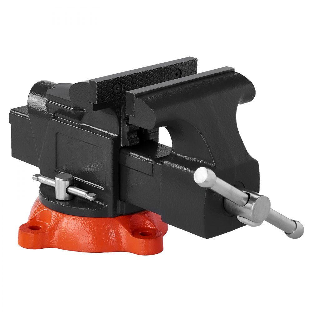 9525 - 5" Cast Iron Bench Vise with 360° Rotating Base