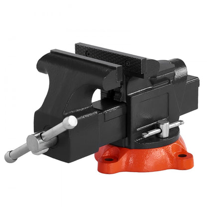 9525 - 5" Cast Iron Bench Vise with 360° Rotating Base