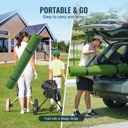 GP50504 - 5' x 4' Golf Hitting Mat with Anti-Tear & Non-Slip Base