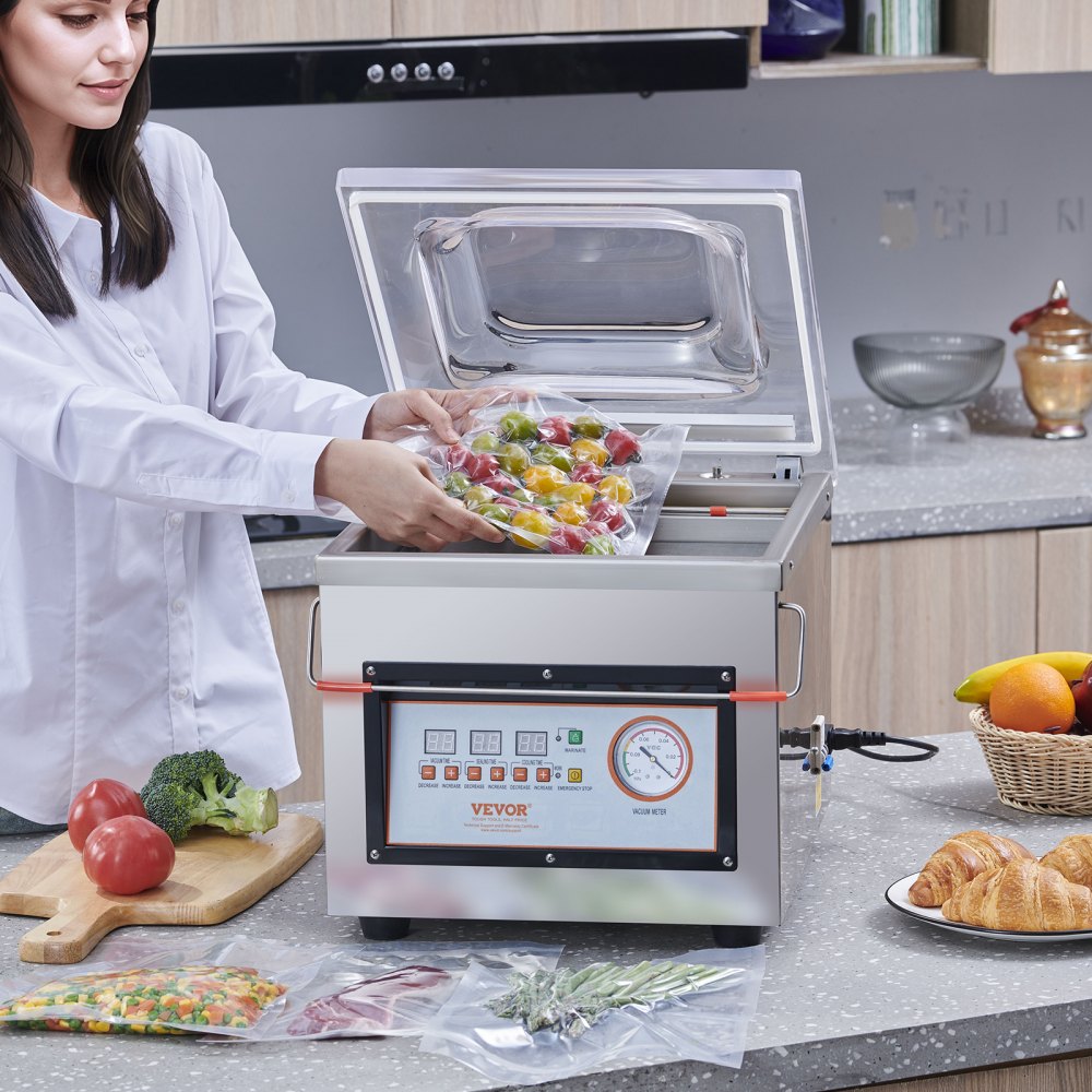 DZ-260C-V1 - Commercial-Grade Chamber Vacuum Sealer with 6m³/h Pump