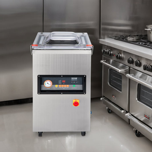 DZ-400-2E-V1 - Efficient Stainless Steel Chamber Vacuum Sealer with 100KPa Suction
