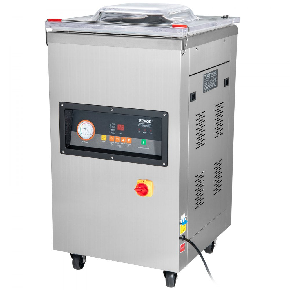 DZ-400-2E-V1 - Efficient Stainless Steel Chamber Vacuum Sealer with 100KPa Suction