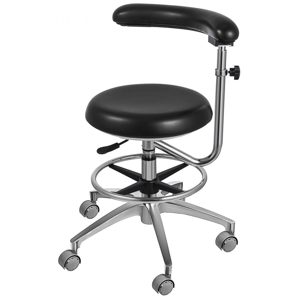 010724698746 - Ergonomic Dental Assistant Chair with Adjustable Footrest, Comfort Design