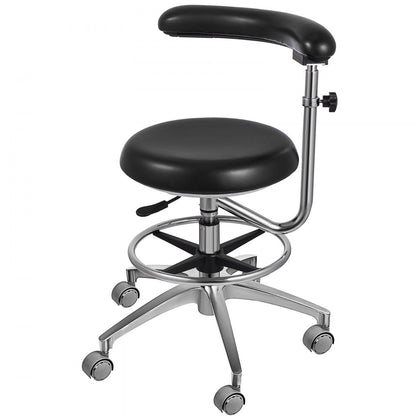 010724698746 - Ergonomic Dental Assistant Chair with Adjustable Footrest, Comfort Design