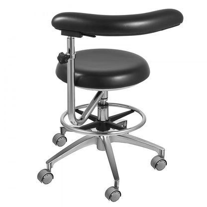 010724698746 - Ergonomic Dental Assistant Chair with Adjustable Footrest, Comfort Design