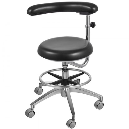 010724698746 - Ergonomic Dental Assistant Chair with Adjustable Footrest, Comfort Design