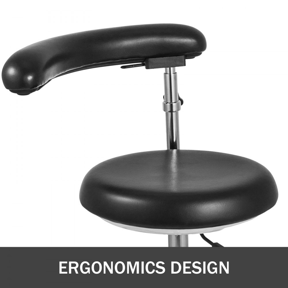 010724698746 - Ergonomic Dental Assistant Chair with Adjustable Footrest, Comfort Design