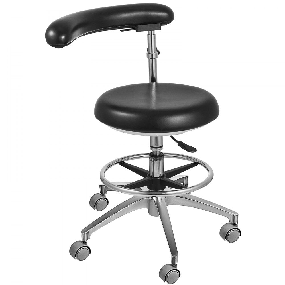 010724698746 - Ergonomic Dental Assistant Chair with Adjustable Footrest, Comfort Design