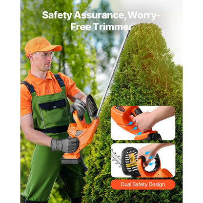M0E-17ET-510 - Lightweight 20-Inch Cordless Hedge Trimmer for Easy Branch Trimming