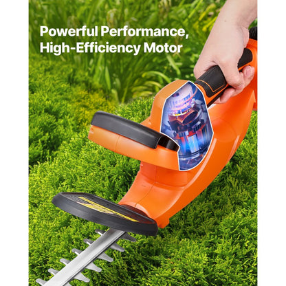 M0E-17ET-510 - Lightweight 20-Inch Cordless Hedge Trimmer for Easy Branch Trimming