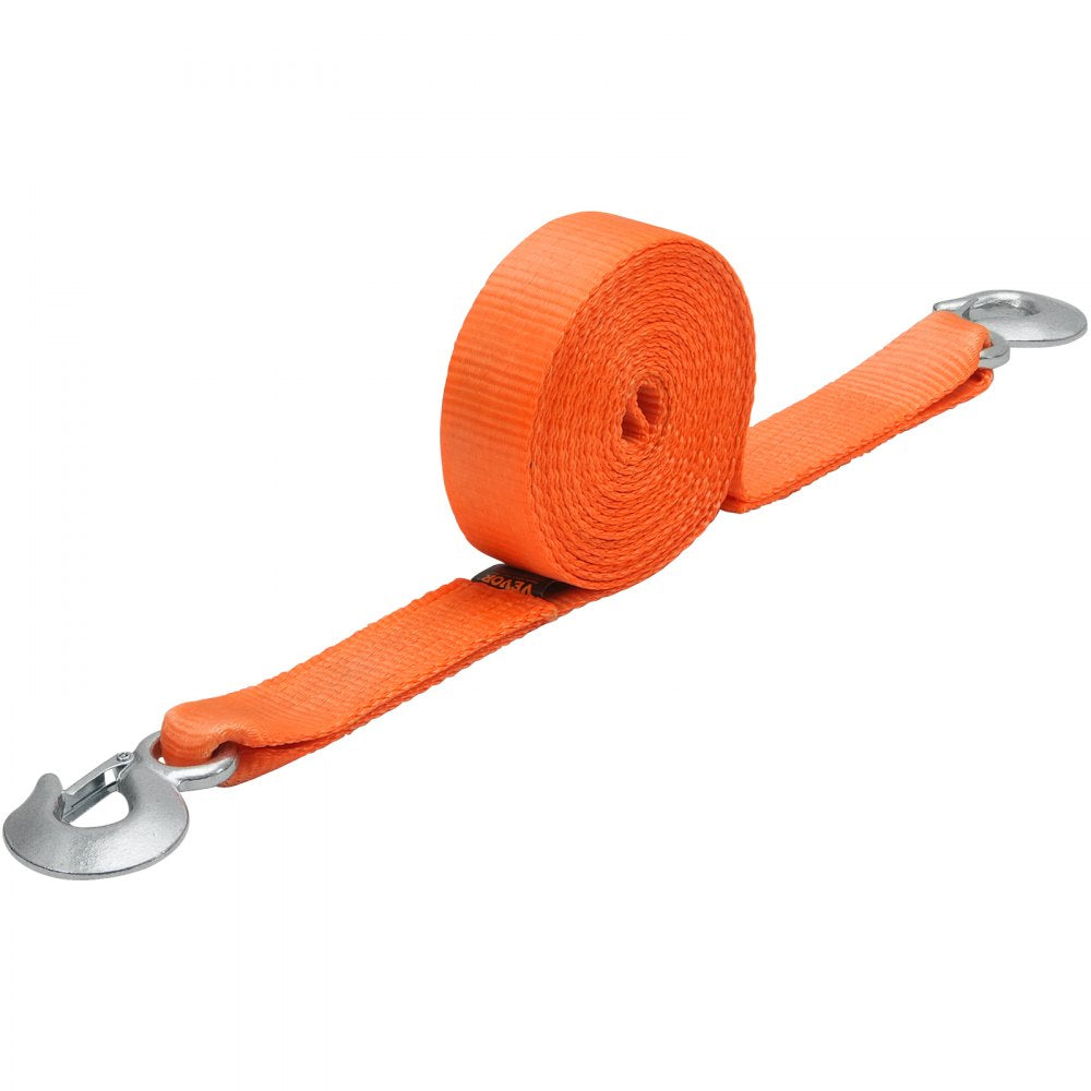 LC-TP01 - Heavy-Duty 2"x20' Tow Strap with Hooks for Safe Recovery