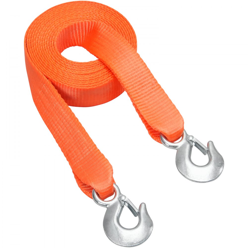 LC-TP01 - Heavy-Duty 2"x20' Tow Strap with Hooks for Safe Recovery