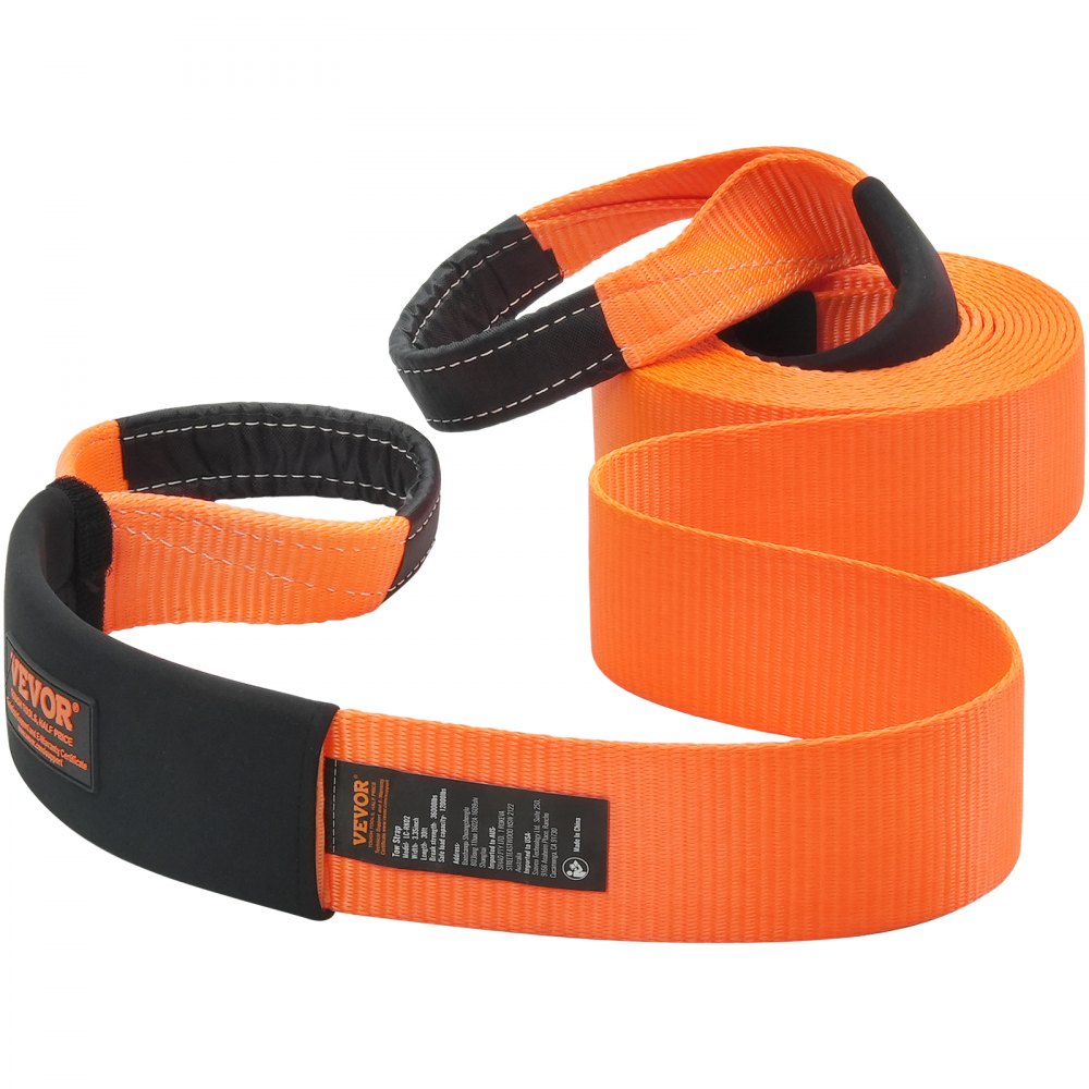 LC-RK02 - 3" x 30 ft Heavy-Duty Tow Strap Recovery Kit for Tough Terrain