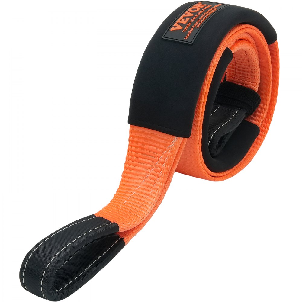 LC-TR02 - 3" x 8' Heavy-Duty Recovery Tow Strap, 36,000 lbs Capacity