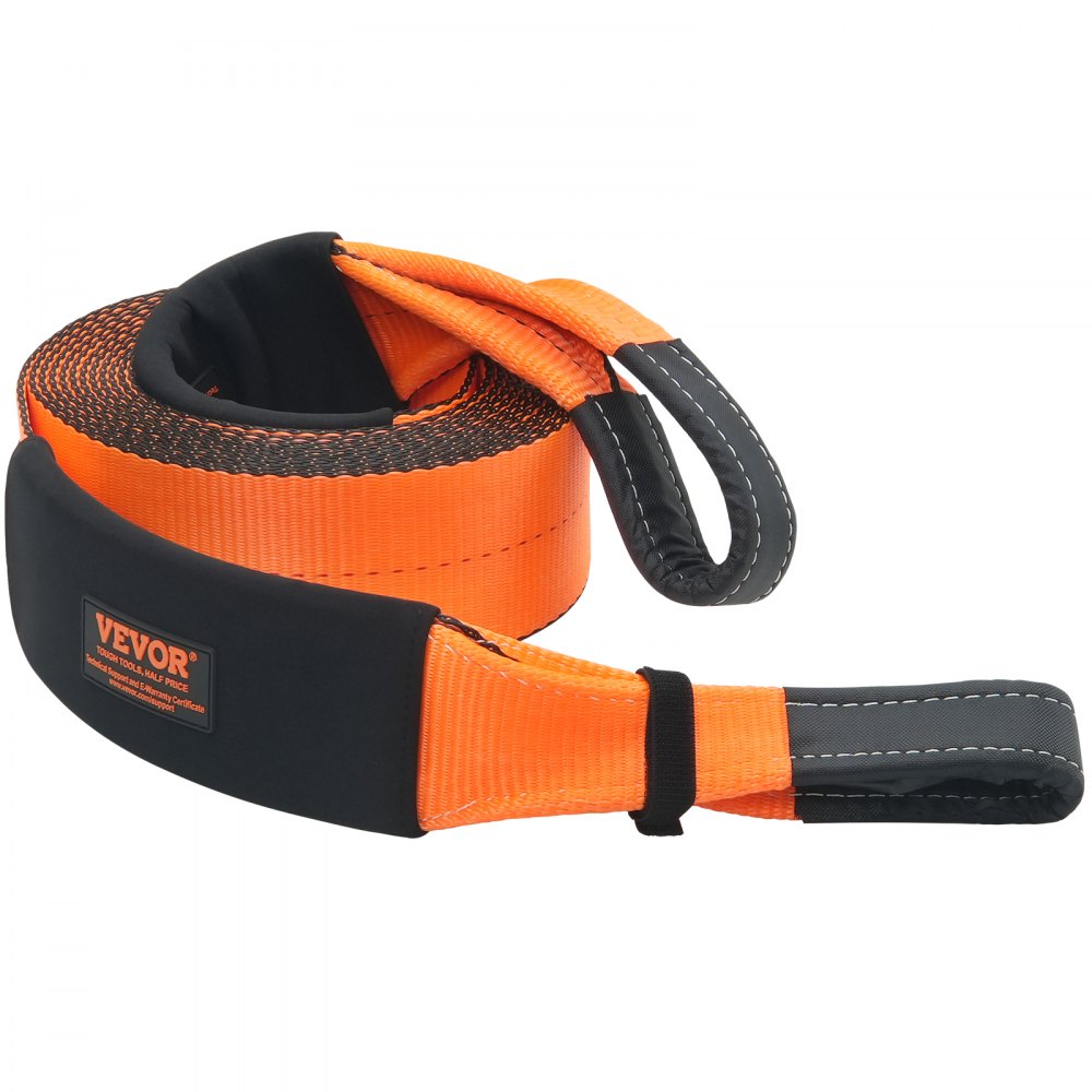 LC-TR03 - Heavy-Duty 4" x 30' Tow Strap, 46,500 lbs Strength