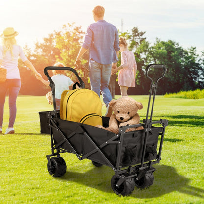 VV-CWC-BLA - Extra Large Collapsible Wagon with 220 lbs Capacity