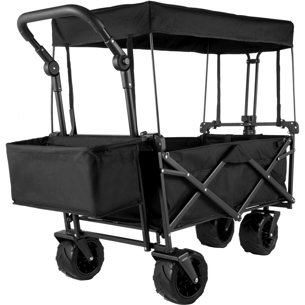 VV-CWC-BLA - Extra Large Collapsible Wagon with 220 lbs Capacity