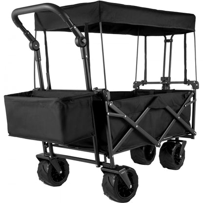 VV-CWC-BLA - Extra Large Collapsible Wagon with 220 lbs Capacity