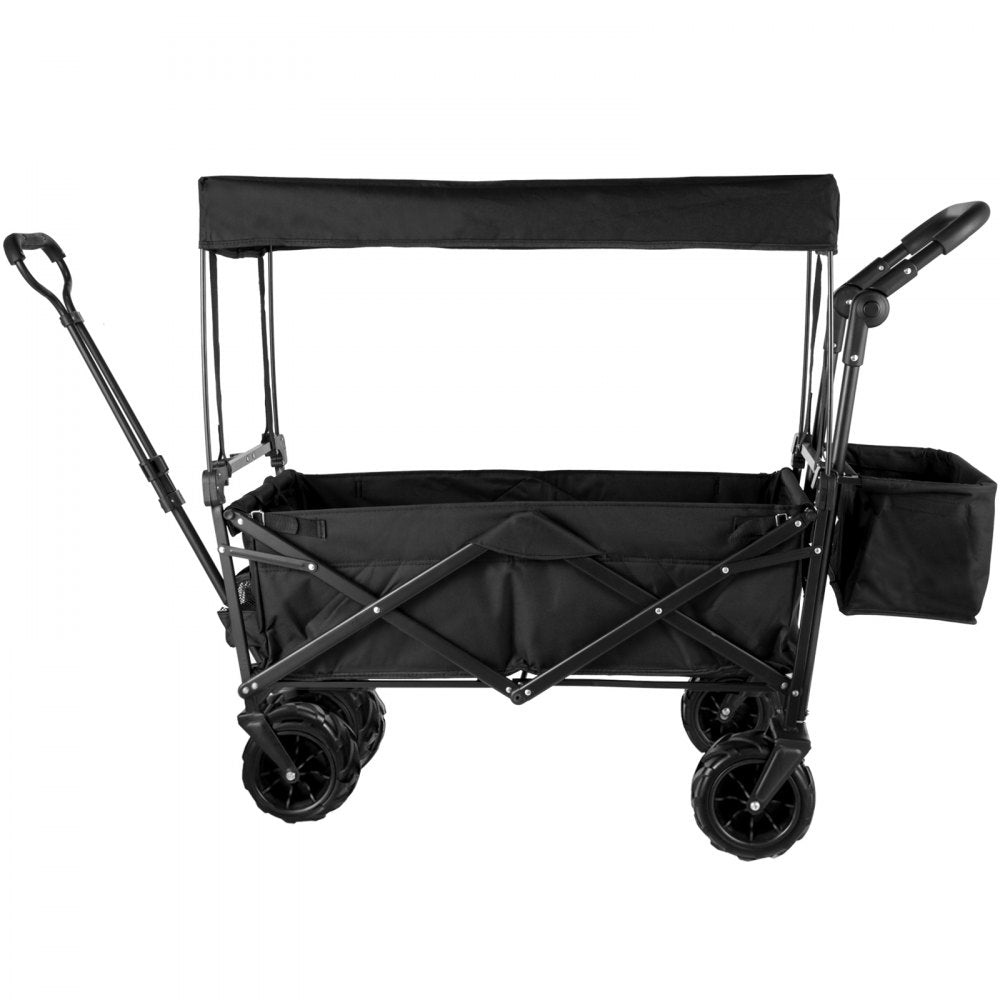VV-CWC-BLA - Extra Large Collapsible Wagon with 220 lbs Capacity